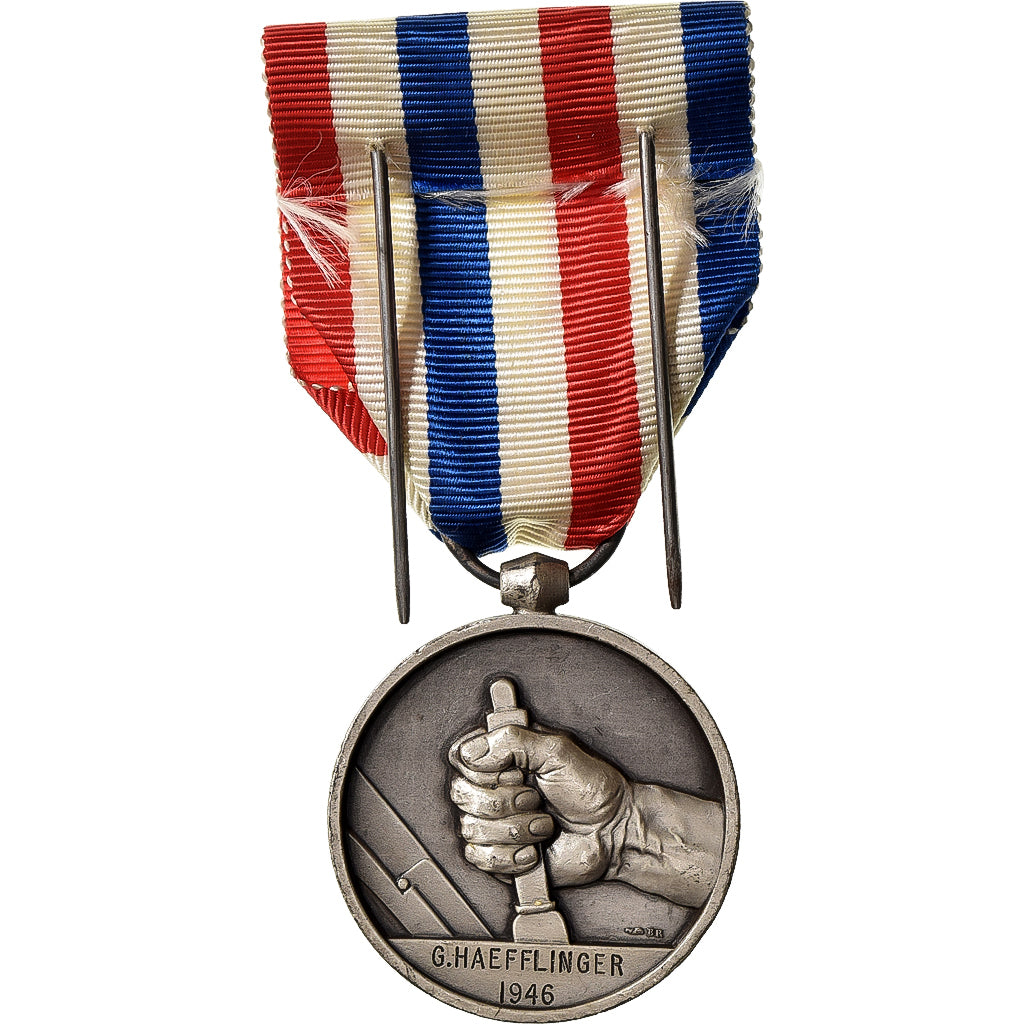 France, Médaille des cheminots, Médaille, 1946, Excellent Quality
