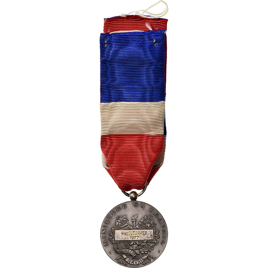 Frankrijk, Honneur-Travail, République Française, Medaille, 1977, Heel goede