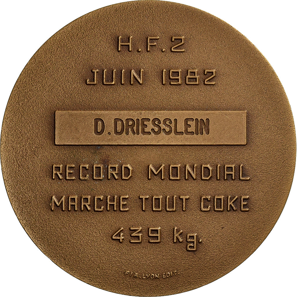 France, Medal, Usine Solmer, 1982, Bronze, MS(63)