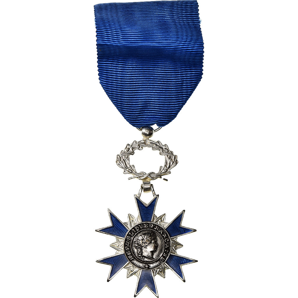 France, Ordre National du Mérite, Medal, Uncirculated, Silvered bronze, 40