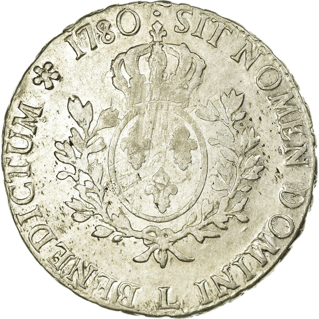 Münze, Frankreich, Louis XVI, Écu aux branches d'olivier, Ecu, 1780, Bayonne