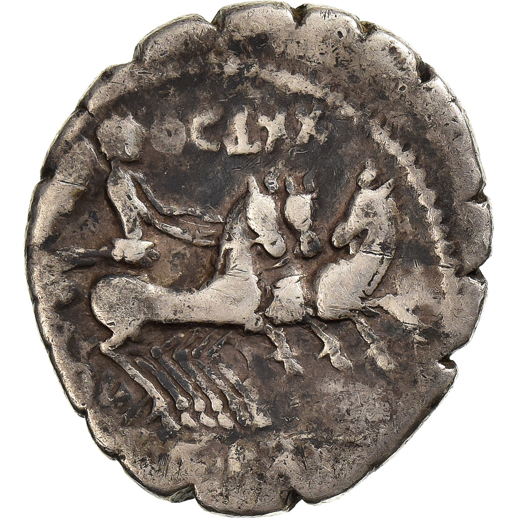 Naevia, Denarius Serratus, 79 BC, Rome, Silver, VF(30-35), Crawford:382/1