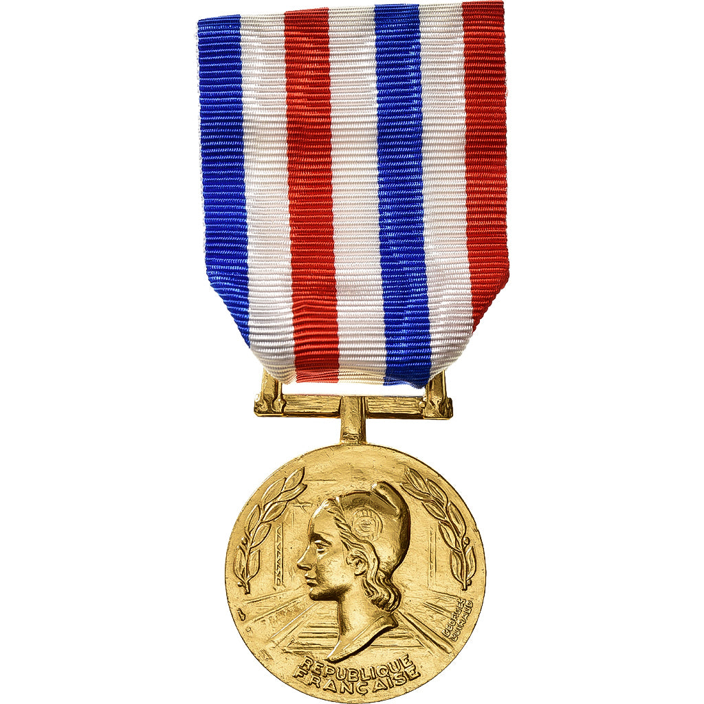 Francia, Médaille d'honneur des chemins de fer, Railway, medalla, 1997
