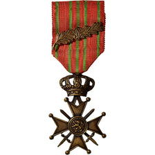 Belgique, Croix de Guerre, Médaille, 1939-1945, Une Citation, Excellent