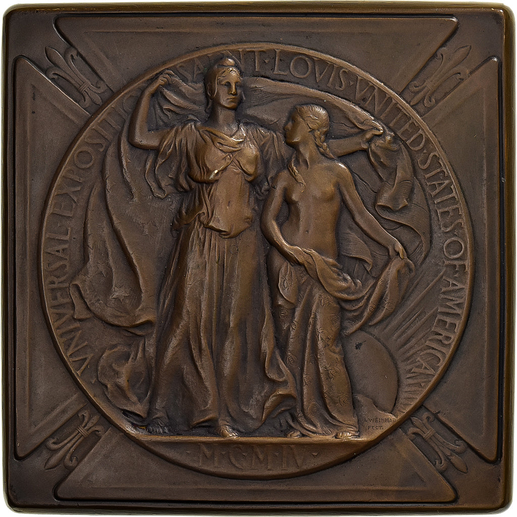 Verenigde Staten, Medaille, Exposition Universelle de Saint Louis, 1904