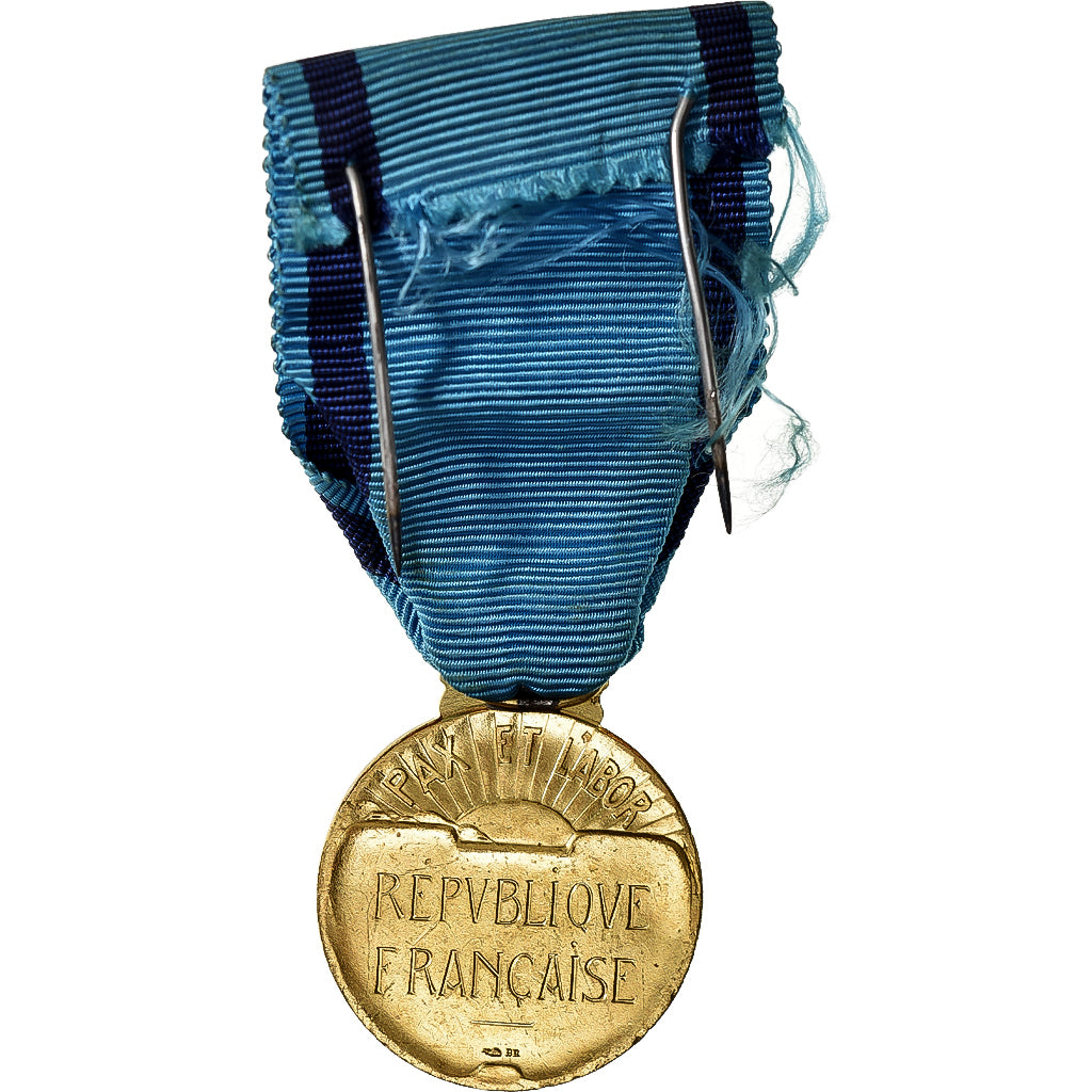 France, Jeunesse et sports, Medal, Excellent Quality, Gilt Bronze, 28