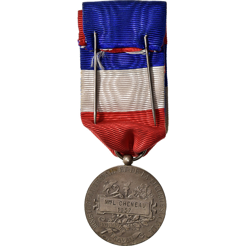Frankreich, Honneur-Travail, République Française, Medaille, 1957, Excellent