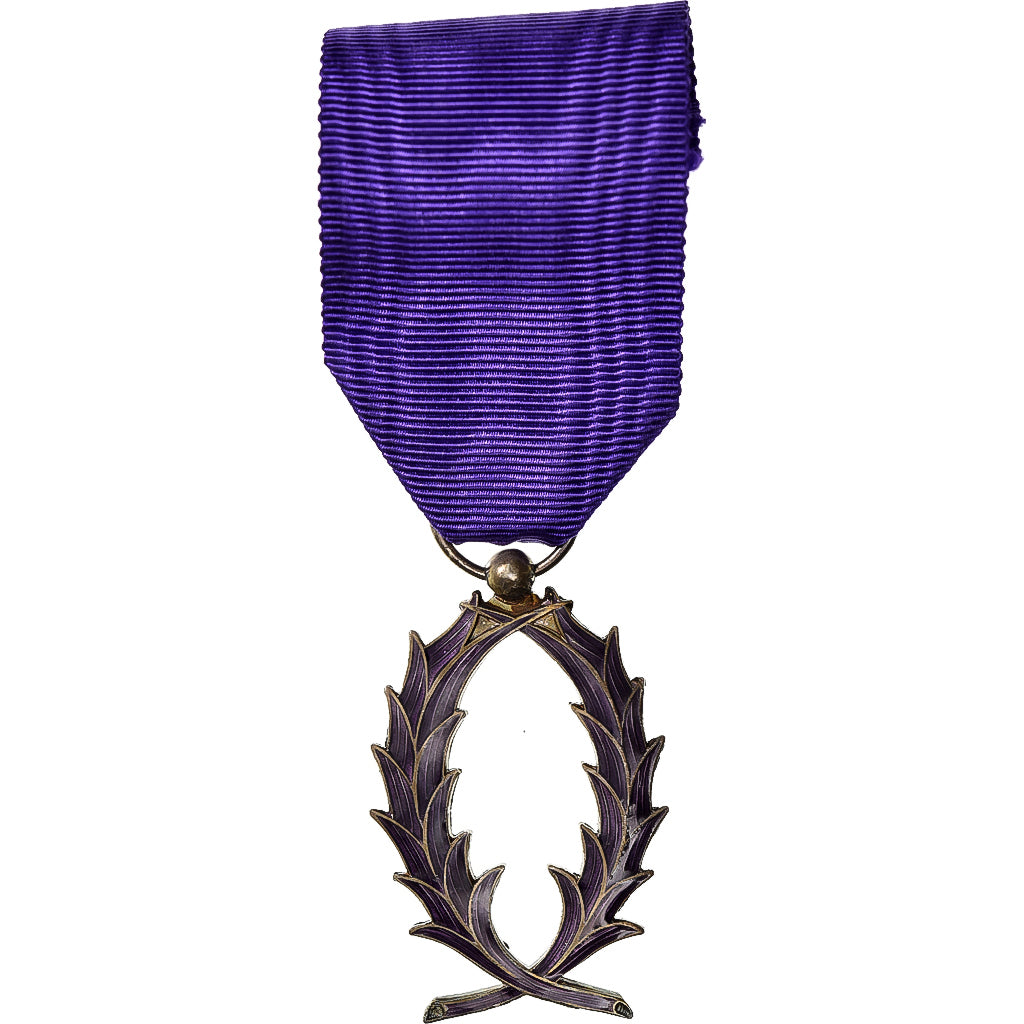 França, Ordre des Palmes Académiques, medalha, Qualidade Excelente, Bronze