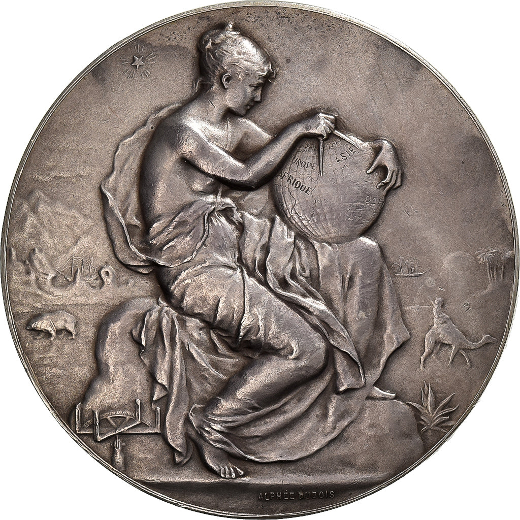 Francia, medaglia, Chambre de Commerce de Bordeaux, Argento, Alphée Dubois