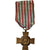 Francia, Croix du Combattant, WAR, medalla, 1939-1945, Muy buen estado, Bronce