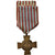 Francia, Croix du Combattant, WAR, medalla, 1939-1945, Muy buen estado, Bronce