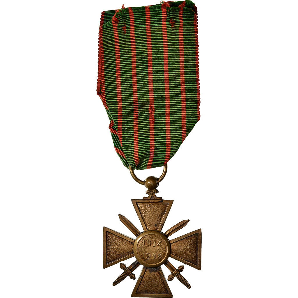 Frankrijk, Croix de Guerre, Medaille, 1914-1918, Heel goede staat, Bronzen, 38