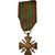França, Croix de Guerre, medalha, 1914-1918, Qualidade Muito Boa, Bronze, 38