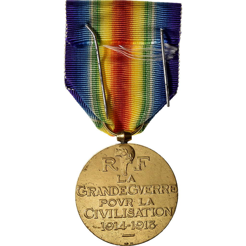 France, La Grande Guerre pour la Civilisation, WAR, Medal, 1914-1918, Excellent