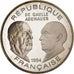 Francja, 100 Francs, De Gaulle - Adenauer, 1994, BE, Srebro, MS(65-70)