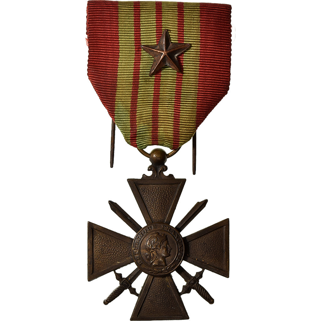 Francja, Croix de Guerre, medal, 1939, Une Citation, Doskonała jakość