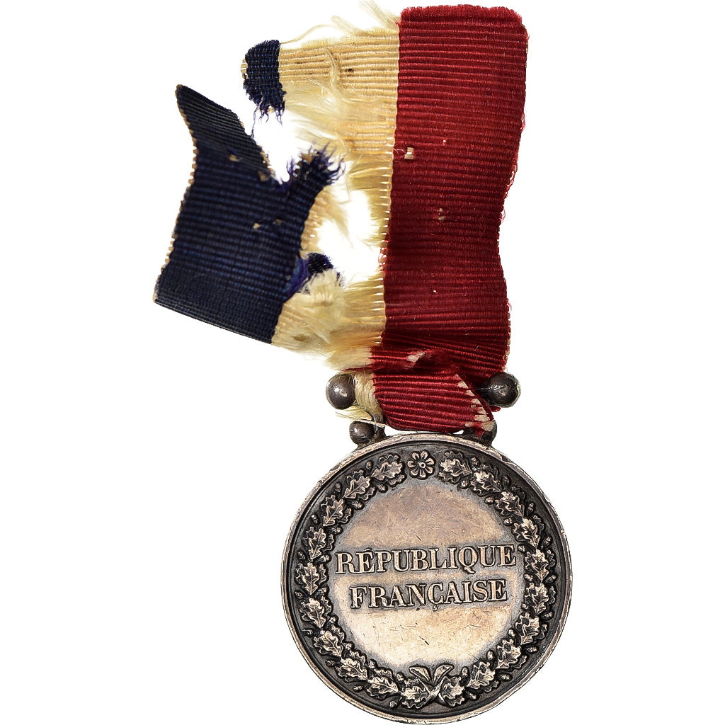 França, Actes de Dévouement, Ministère de l'Intérieur, medalha, 1850