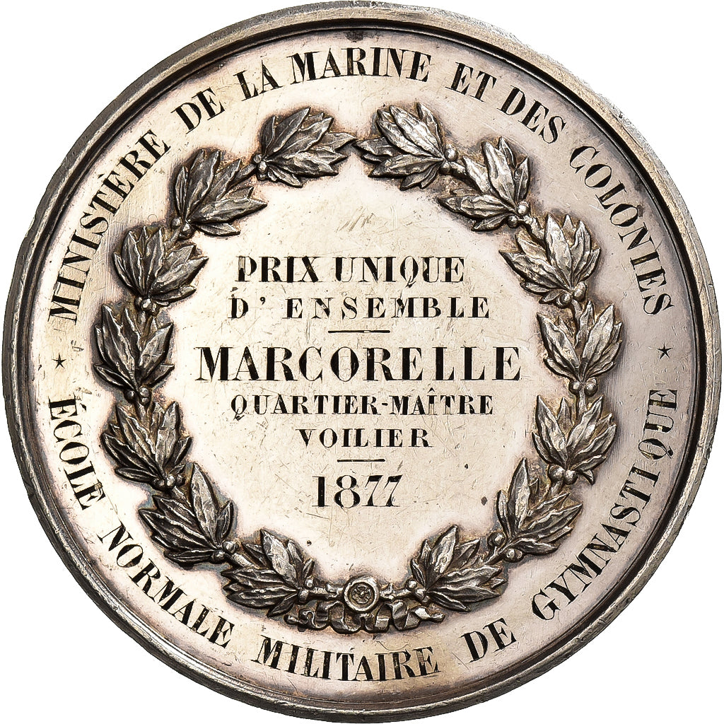 França, medalha, Ministère de la Marine et des Colonies, Ecole Militaire de