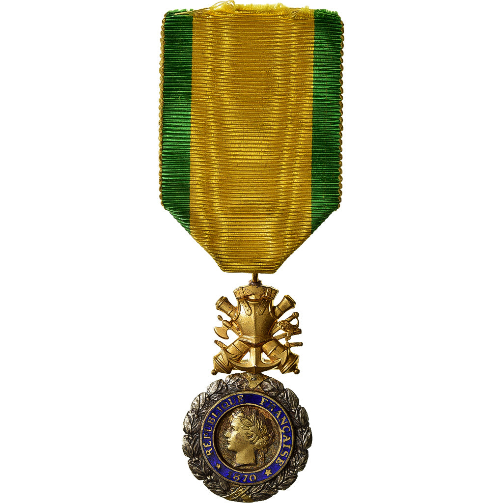 France, Troisième République, Valeur et Discipline, Medal, 1870, Excellent