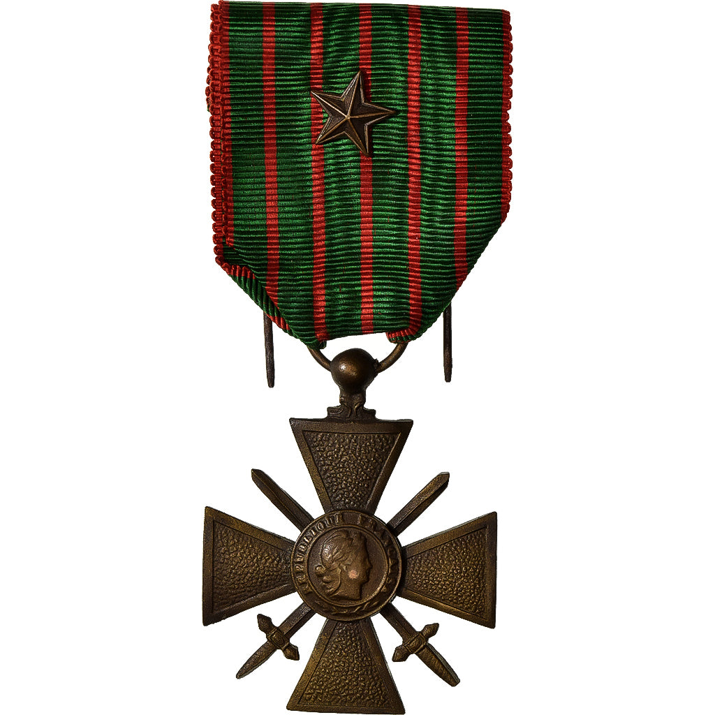 France, Croix de Guerre, WAR, Medal, 1914-1918, Une Citation, Excellent Quality