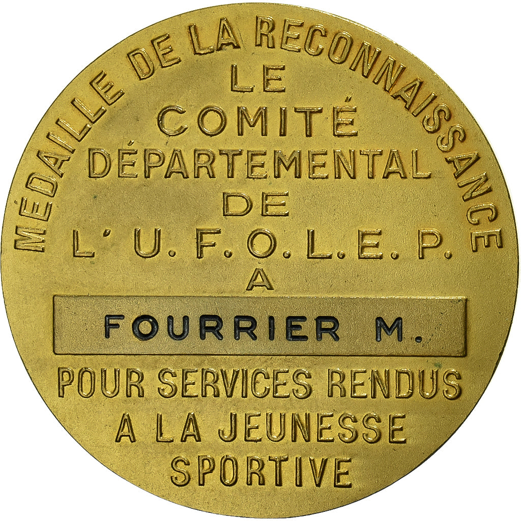 França, medalha, UFOLEP, Ligue Française de l'Enseignement, Bronze Dourado