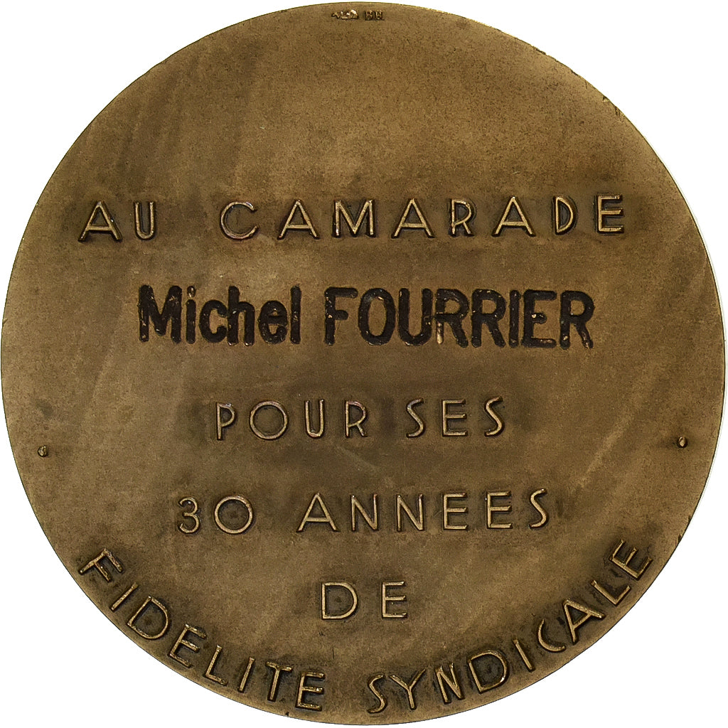 France, Medal, Syndicat, CGT, Bronze, AU(55-58)