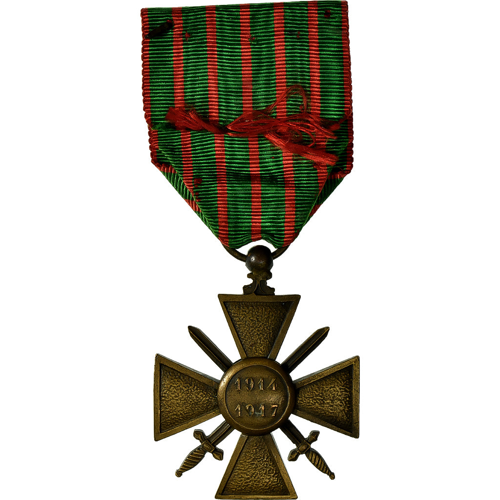 Frankreich, Croix de Guerre, WAR, Medaille, 1914-1917, Une Citation, Excellent