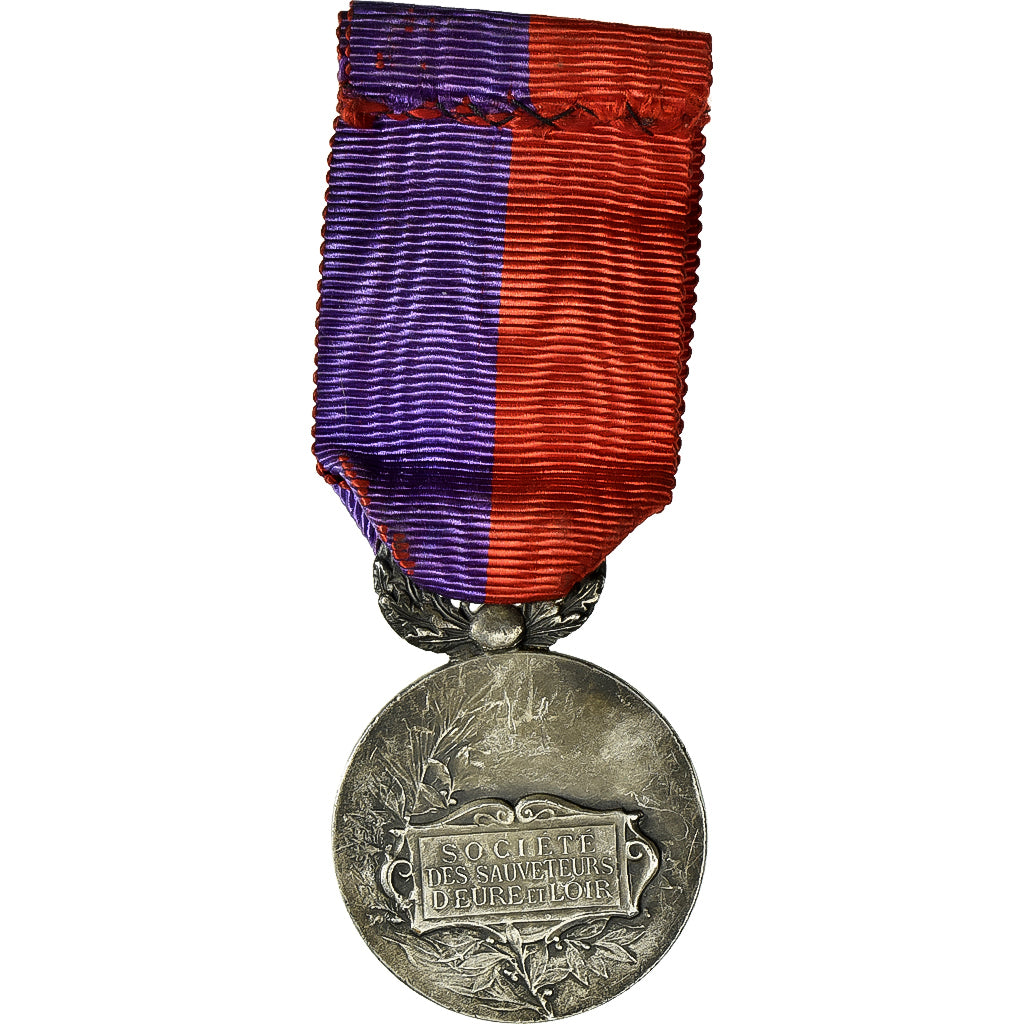 France, Société des Sauveteurs d'Eure et Loir, Médaille, Très bon état