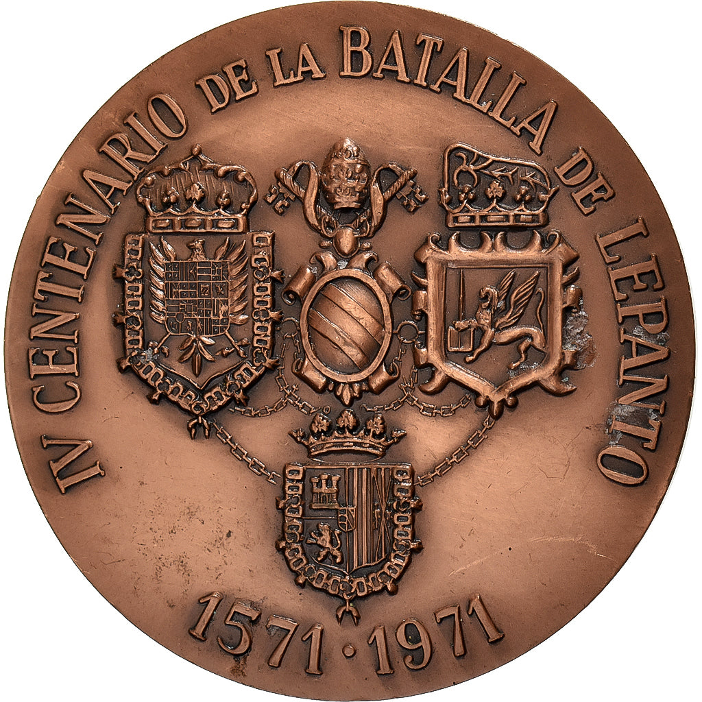 Espanha, medalha, Diputacion Provincial de Barcelona, Museo Maritimo, 1971