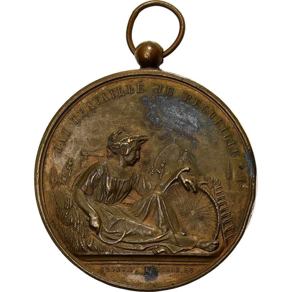 France, Medal, Comice Agricole de Montargis, Bronze, Bescher, EF(40-45)