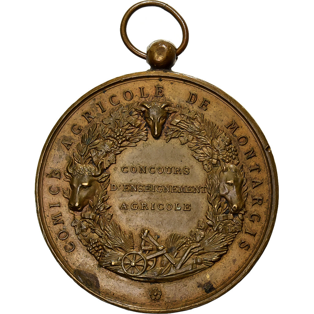 France, Medal, Comice Agricole de Montargis, Bronze, Bescher, EF(40-45)