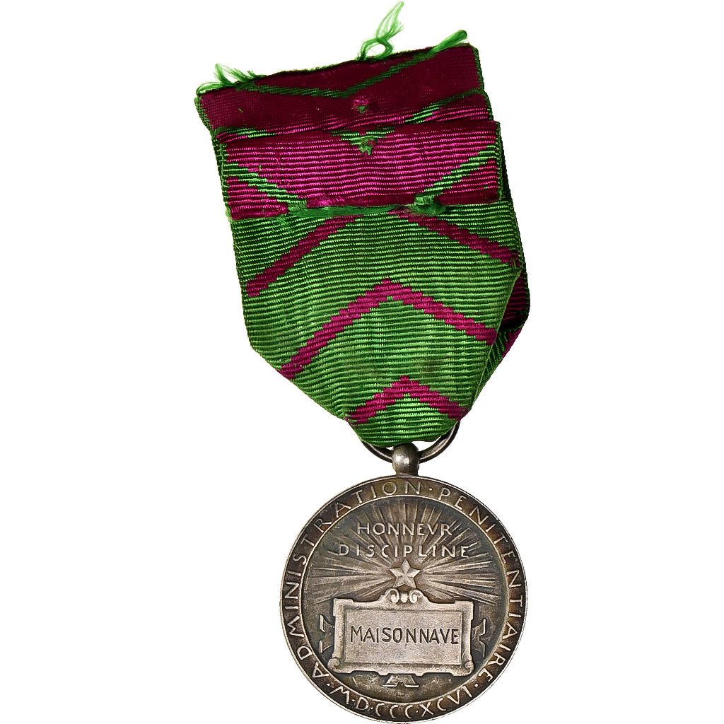Frankrijk, Administration Pénitentiaire, Medaille, 1896, Heel goede staat