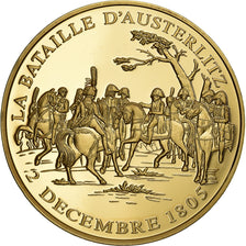 France, Medal, Bataille d'Austerlitz, Copper Gilt, MS(65-70)