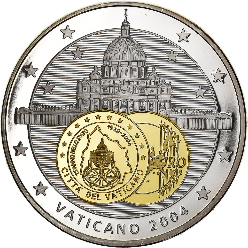 Vatikanstadt, Medaille, L'Europe, Vatican, 2004, Copper Plated Silver, STGL