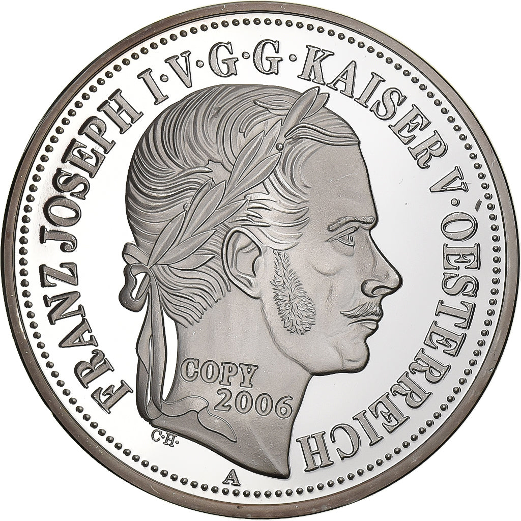 Austria, Medal, 2 Vereinsthaler Nachprägung, 2006, Copper Plated Silver