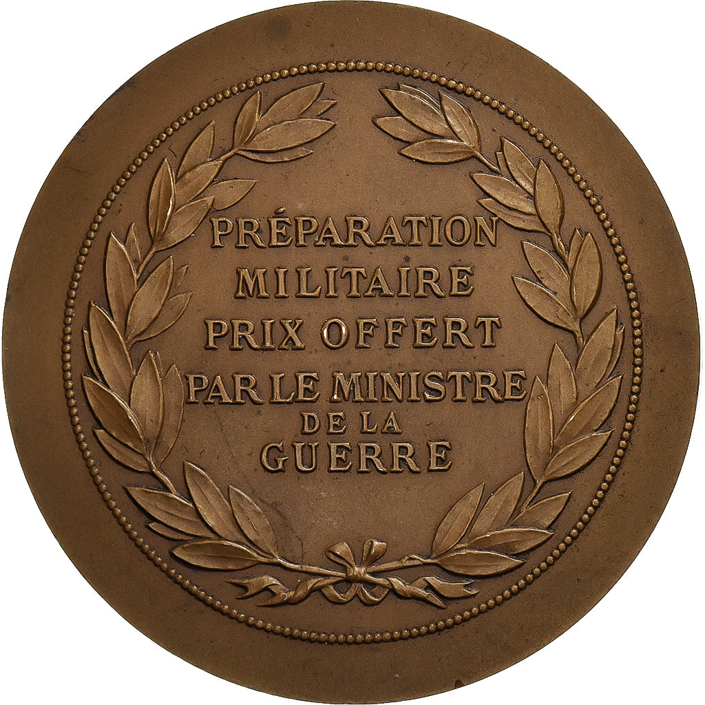 Francia, medaglia, Préparation Militaire, Offert par le Ministre de la Guerre