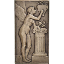 Frankreich, Medaille, Art Nouveau, Femme nue, Silber, Mouchon, VZ