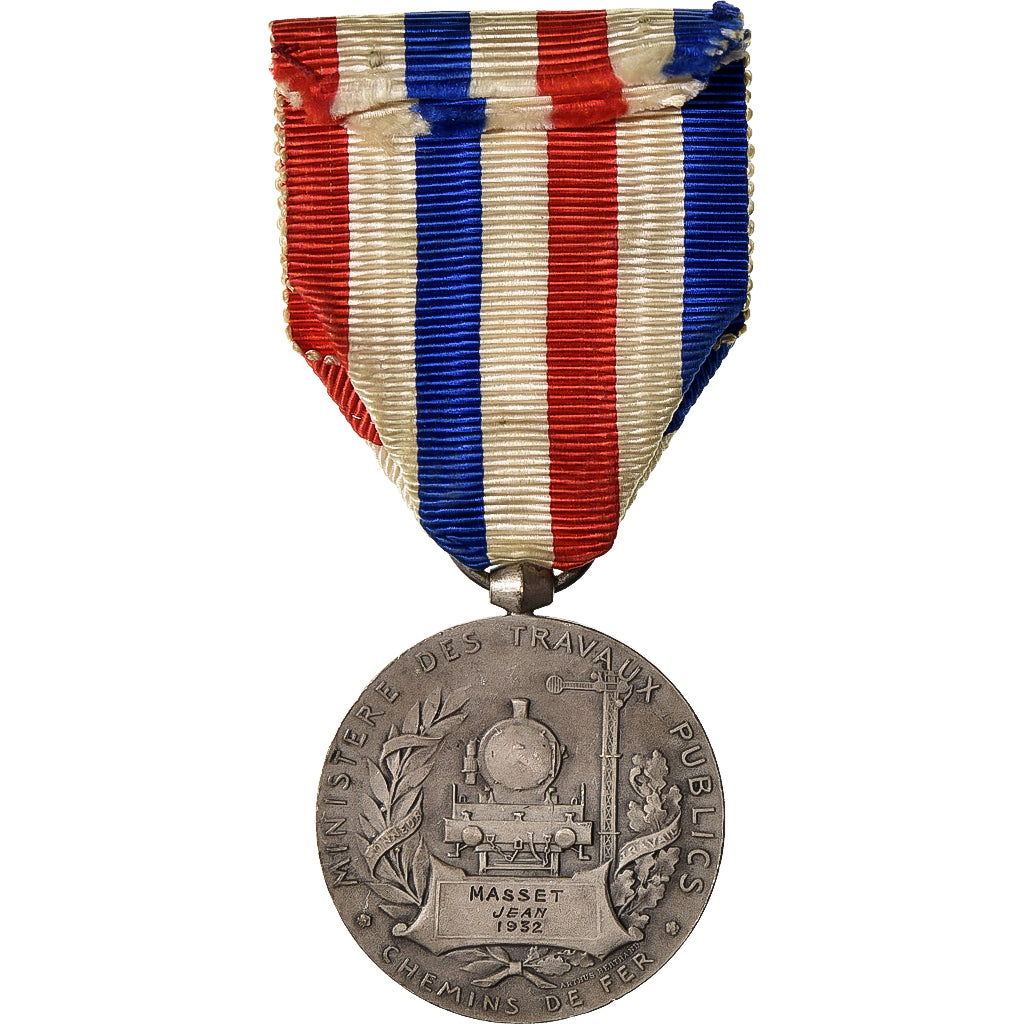 Frankreich, Médaille d'honneur des chemins de fer, Railway, Medaille, 1932