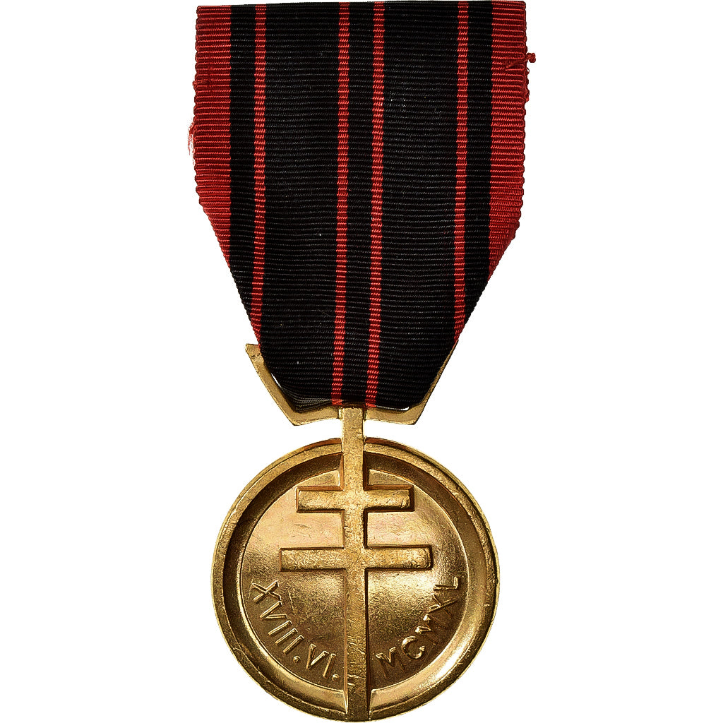 France, Résistance, Patria Non Immemor, WAR, Medal, 1940, Excellent Quality