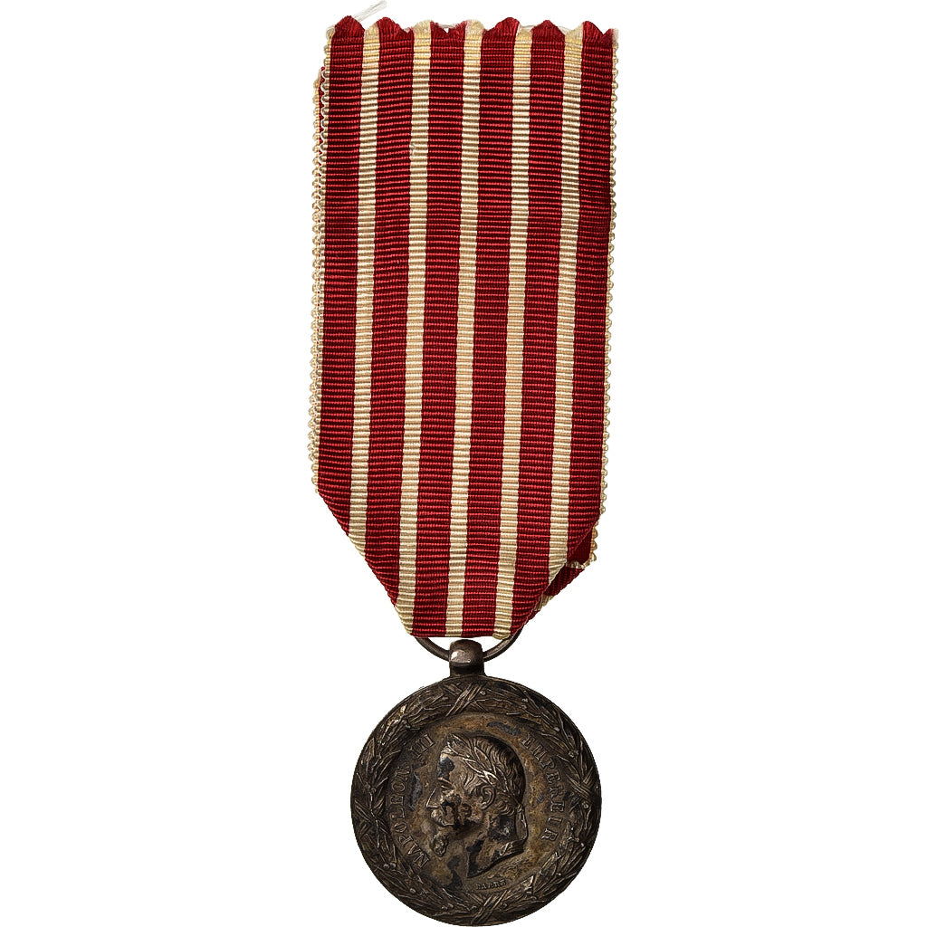 France, Napoléon III, Campagne d'Italie, WAR, Médaille, 1859, Très bon état