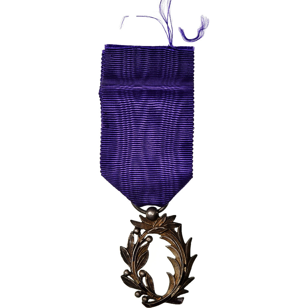Frankreich, Ordre des Palmes Académiques, Medaille, Very Good Quality, Silvered