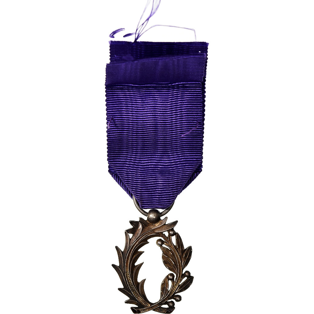 Frankreich, Ordre des Palmes Académiques, Medaille, Very Good Quality, Silvered