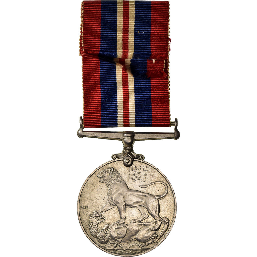 Regno Unito, War, Georges VI, medaglia, 1939-1945, Eccellente qualità, Nichel