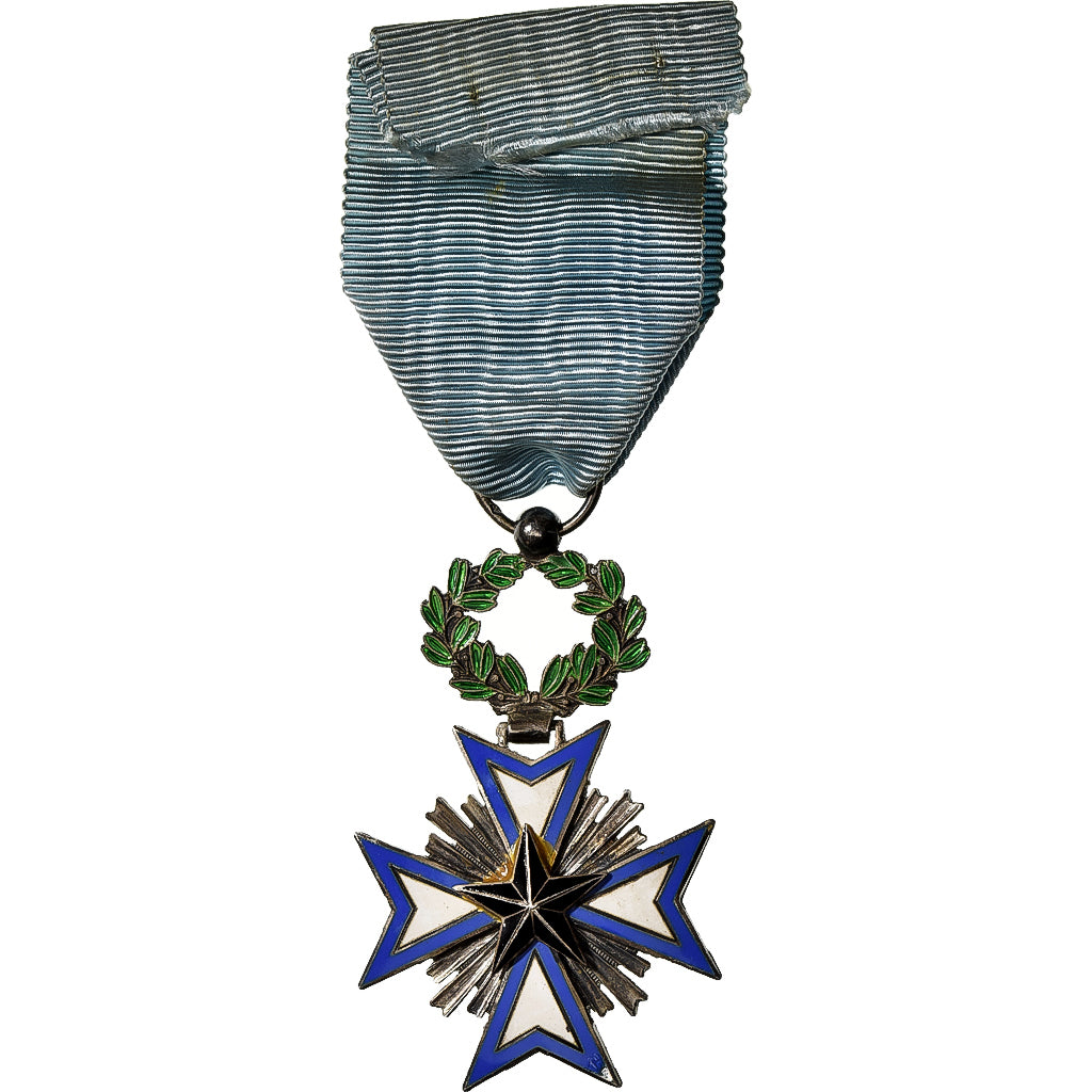 Benín, Croix de Chevalier de l'Etoile Noire, medalla, Excellent Quality, Plata