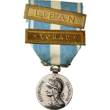 Francja, Médaille d'Outre-Mer, medal, Liban, Tchad, Doskonała jakość, Brąz