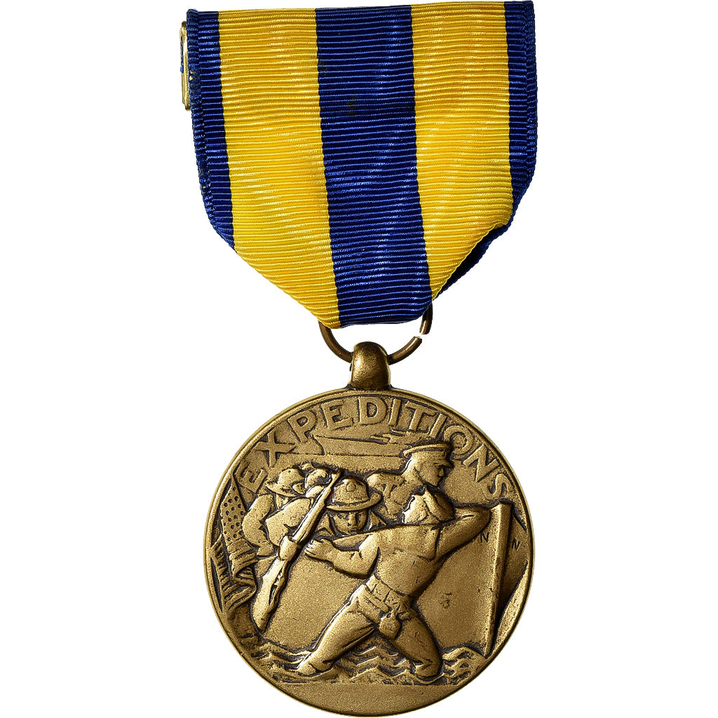 United States, Navy Service, Expedition, Medal, Excellent Quality, Bronze