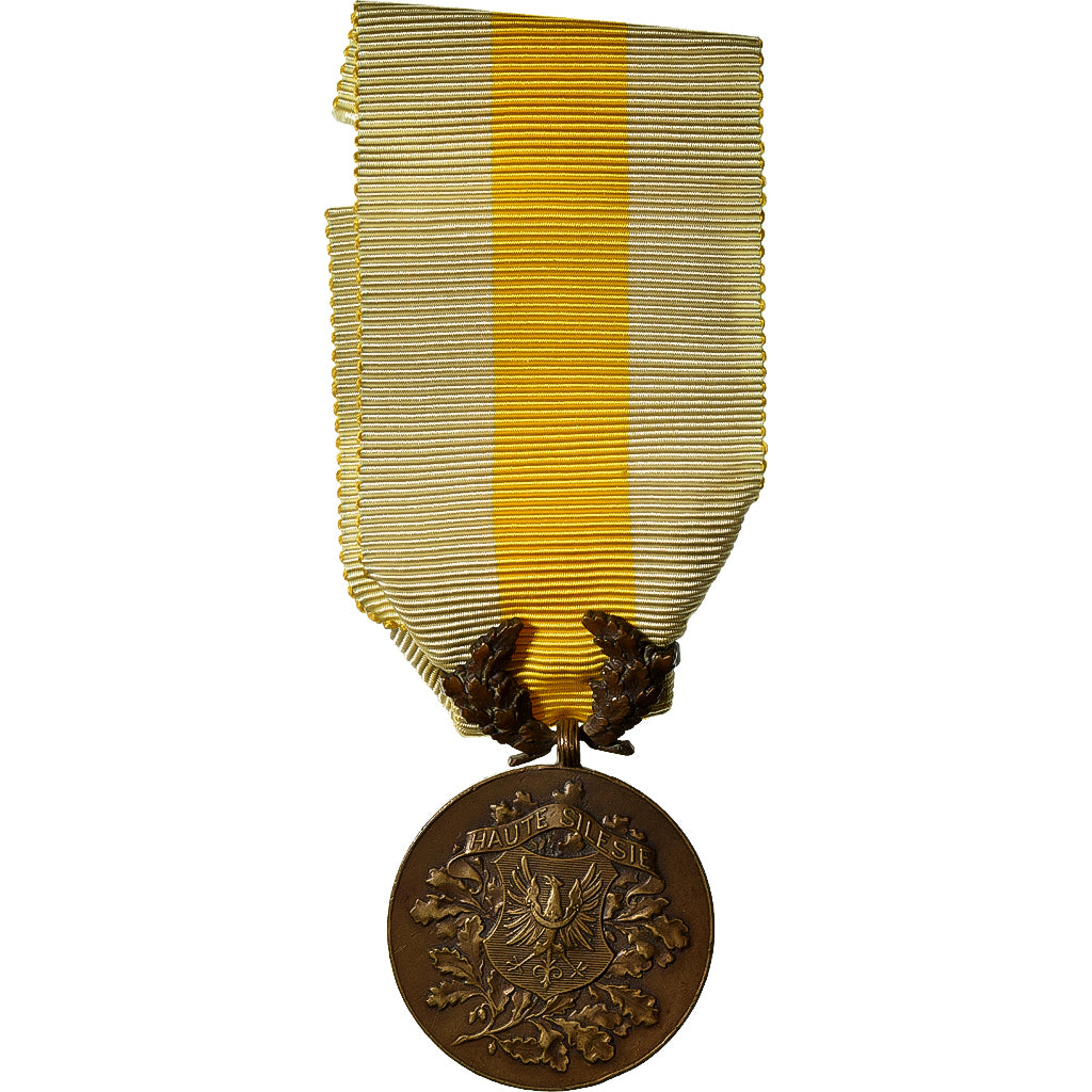 France, Haute Silésie, WAR, Medal, 1920-1922, Excellent Quality, Bronze, 30
