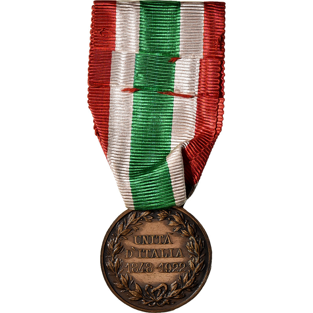 Italia, Unita d'Italia, medaglia, 1848-1922, Eccellente qualità, Bronzo, 38