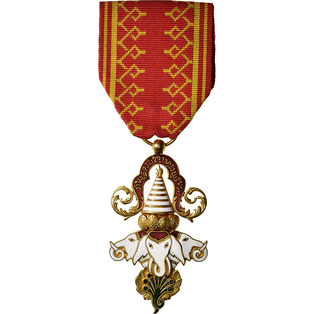 Laos, Ordre Du Million d'Eléphants et du Parasol Blanc, Medaille, 1909