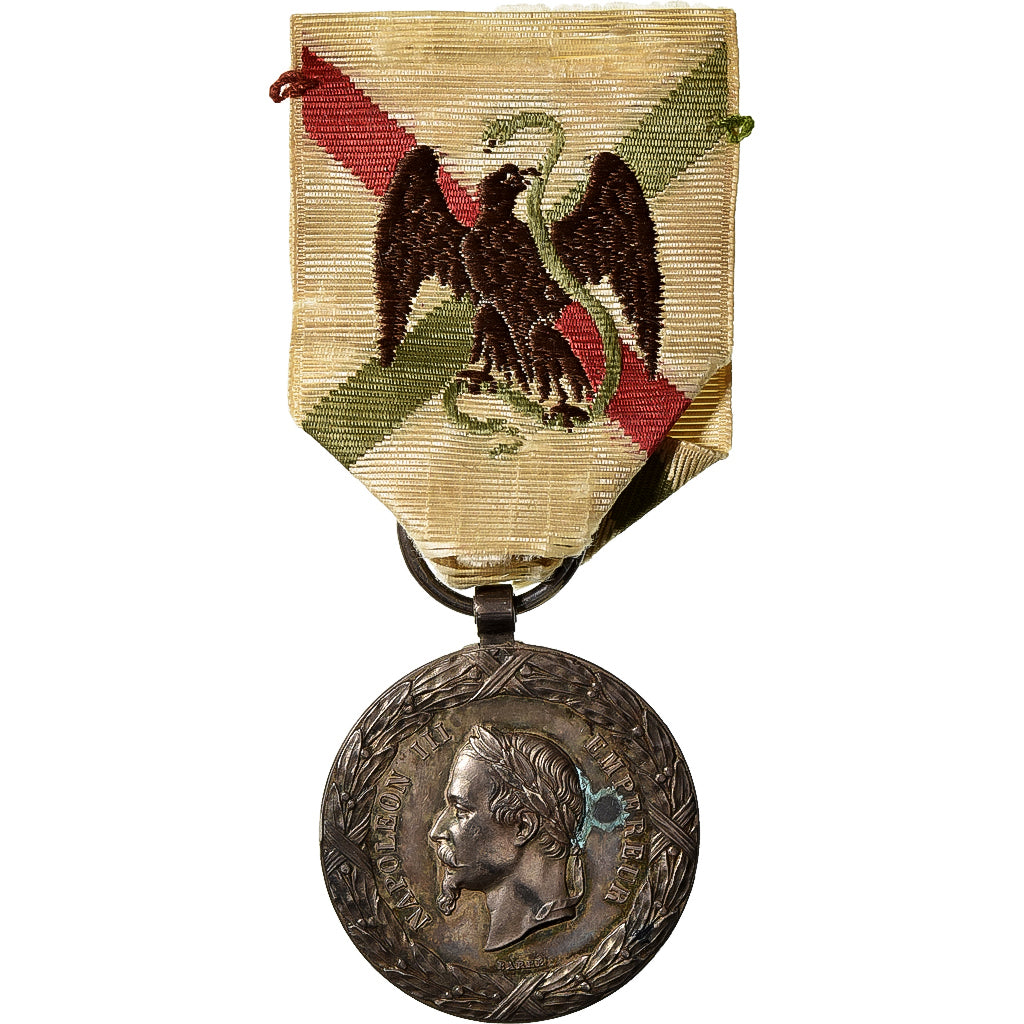Messico, Napoléon III, Expédition du Méxique, WAR, medaglia, 1862-1863
